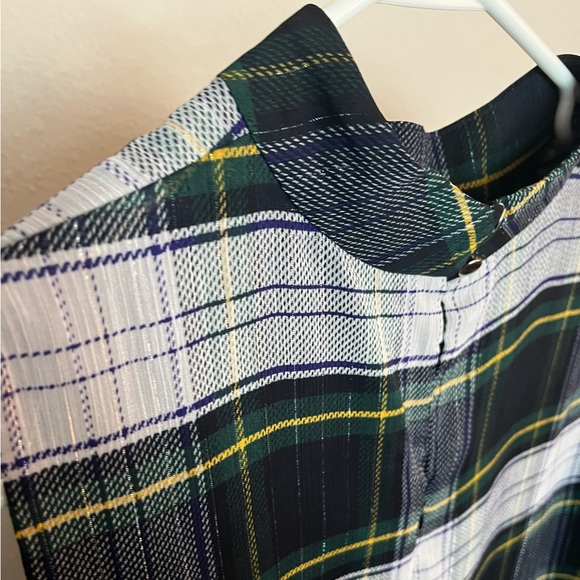 J. Crew | Sleeveless Peplum
Gilded Highland Tartan Plaid, Large - Picture 9 of 10